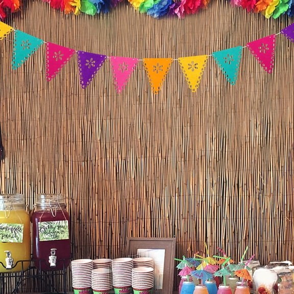KONTONTY Party Triangle Banner Felt Triangle 1Set