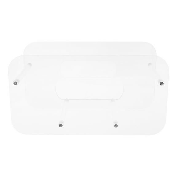 KONTONTY Commercial Dish Rack Plate Shelf for Wall Display Transparent