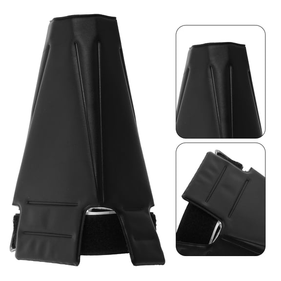 KONTONTY Compact Black Macro Flash Diffuser for Photography with Soft Light Coverage