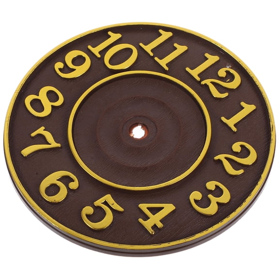 KONTONTY Creative Clock Hanging With Golden Display Antique Vintage Design For Homeowners 1Pcs