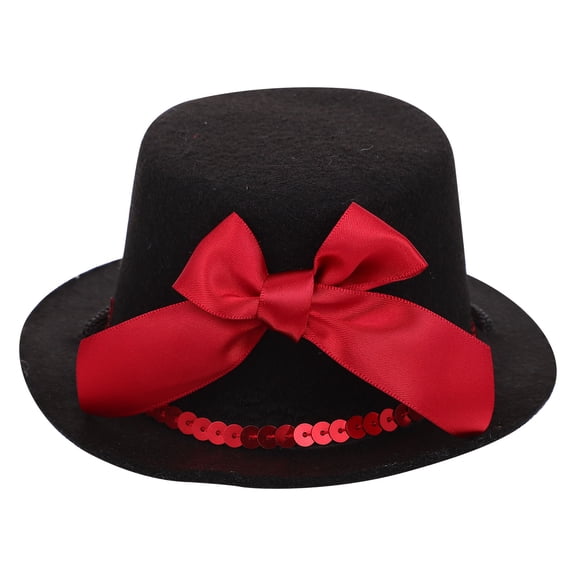 KONTONTY Lightweight Decorative Pet Bowler Hat for Cats and Dogs, Photo Prop, 1 Count Accessory
