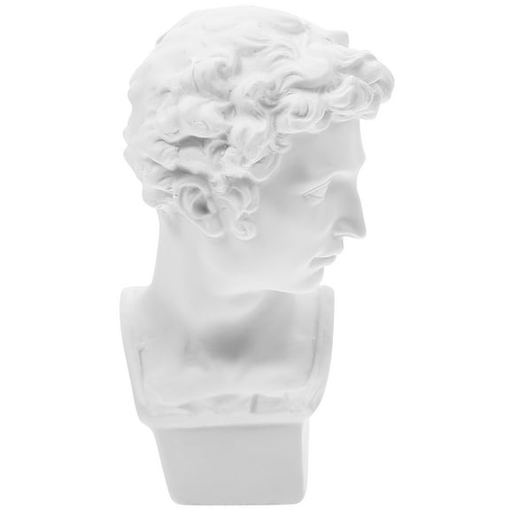 KONTONTY Resin Roman Bust Statue Desktop Decoration with cate Texture