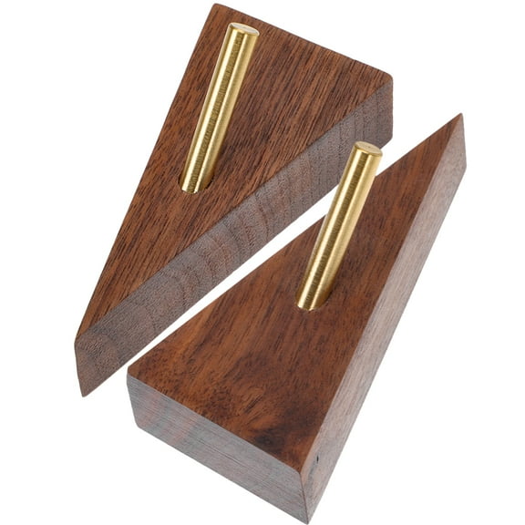 KONTONTY Dark Red Brass WallMounted Hook Rack for Garden Storage 2pcs Multipurpose Hanger 0.9 in