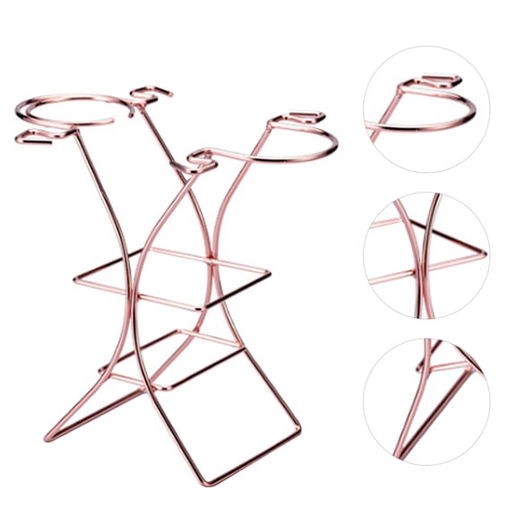 KONTONTY Desktop Cup Holder Rose Gold Storage Hanger 1Pcs Modern Style