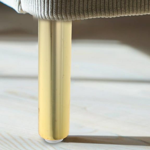 KONTONTY Dining Table Legs Golden Iron Nonslip Base Furniture Owners 1Pack