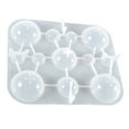 thumbnail image 1 of KONTONTY White Epoxy Silicone Mold for Easy Demolding and Home Decoration Crafting, 1 of 8