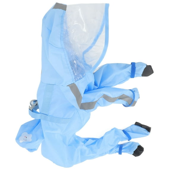 KONTONTY rain jacket dogs Dog Raincoat Polyester Taffeta Pet Owners Rainy Weather 1Set