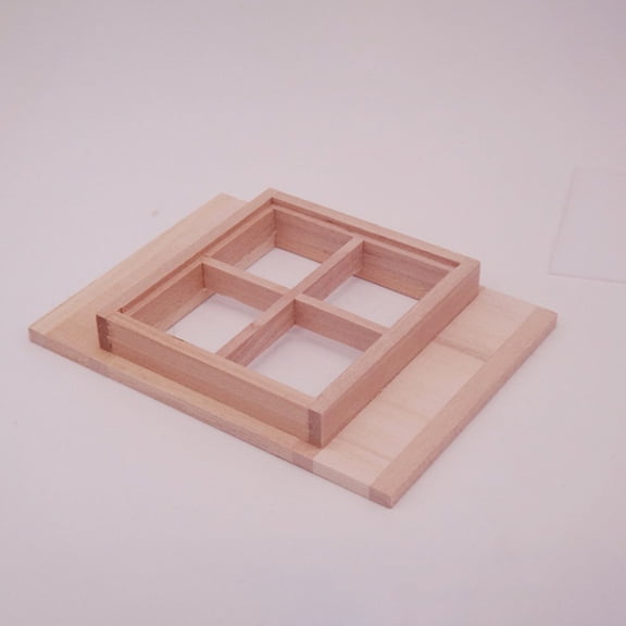 KONTONTY Vinyl Supplementary Detail for Dollhouse Decoration Light Yellow 1Pcs