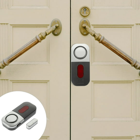 KONTONTY Door Window Alarm ABS Door Protection Device 1Set