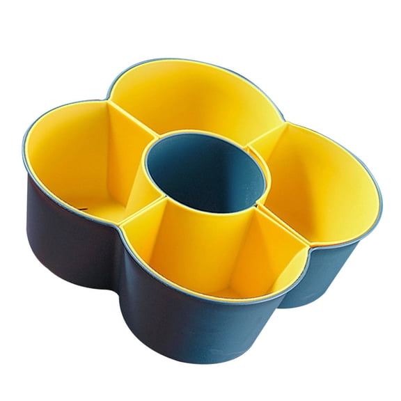 KONTONTY 1Pc Multi-Grid Draining Basket for Kitchen Vegetable and Fruit Storage