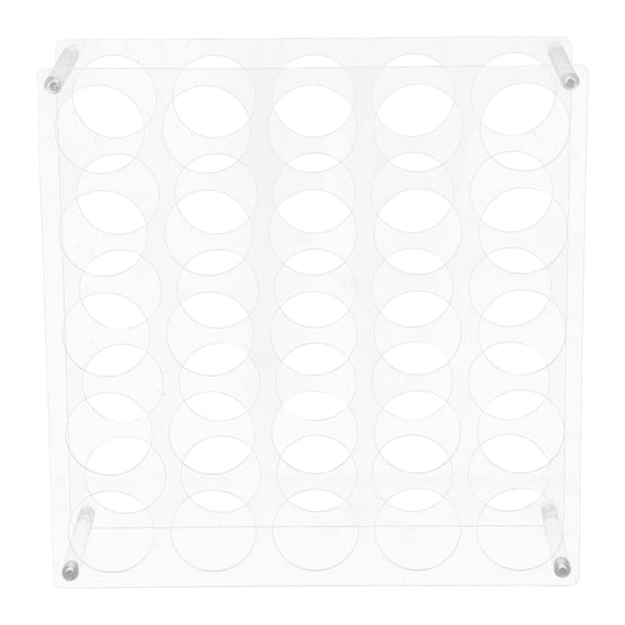 KONTONTY Durable Acrylic Vinyl Roll Rack with Storage Area for Neat Craft Room Organization