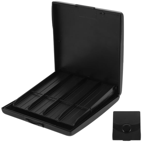 KONTONTY Durable ABS Oboe Reed Organizer Black Storage Case with Waterproof Design for Safe Reed Storage