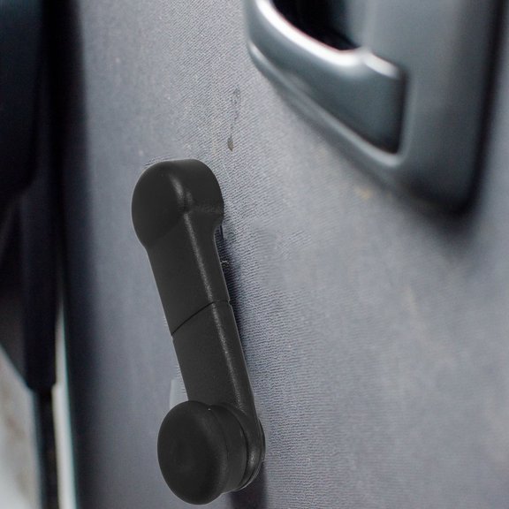 KONTONTY Durable Black Car Window Crank Lever Handle for Reliable Window Lift and Car Use