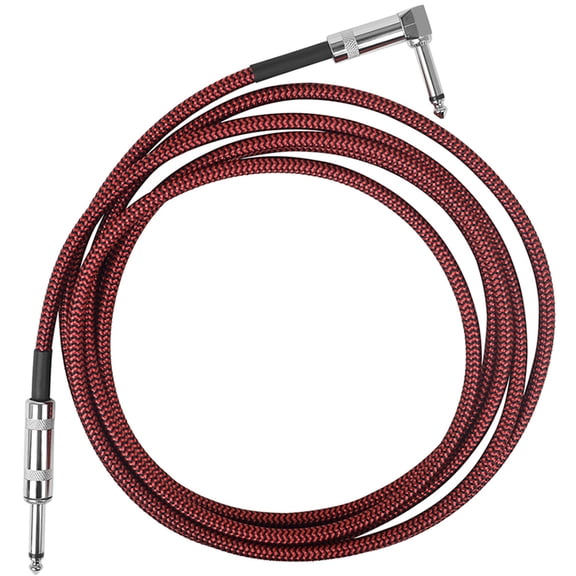 KONTONTY Audio Patch Cable Copper Core Dark Red 1Pcs