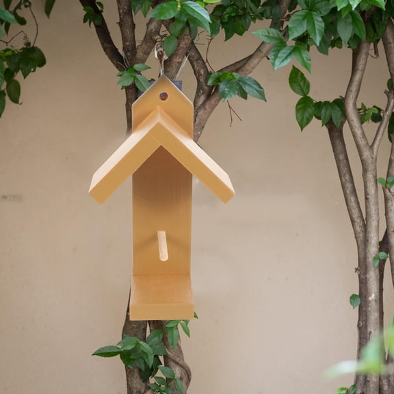 KONTONTY Hanging Bird Feeder for Garden, Outdoor Bird Feeding House Suitable for Tree Branches