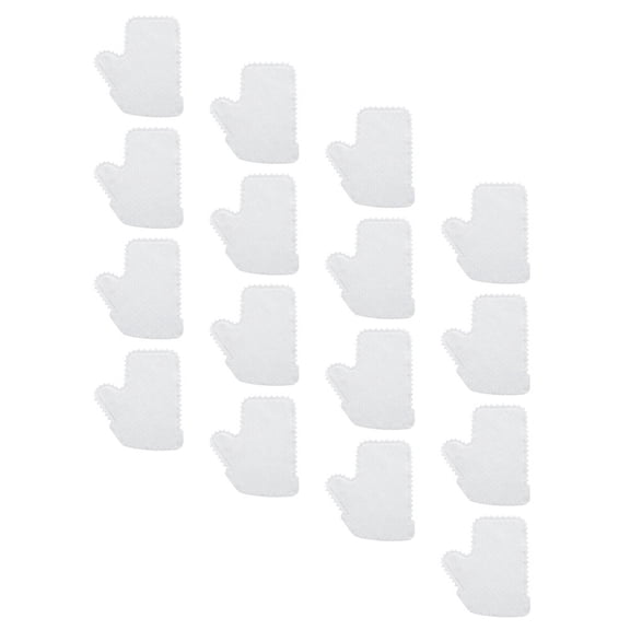 KONTONTY Protective Kitchen Gloves White Spunlace for Multiple Tasks 40Pcs