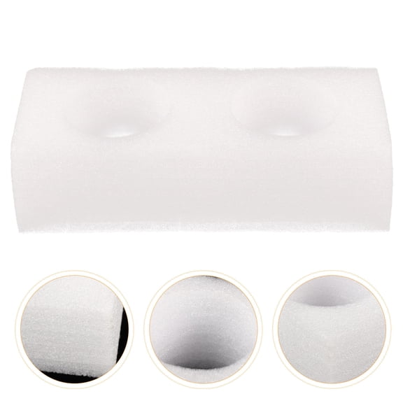 KONTONTY 2Pcs White Strong Tear Resistant Cup Fixing Holder for Hot and Cold Drinks
