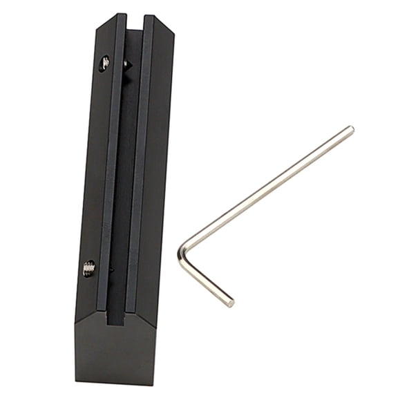 KONTONTY Easy Use Guitar Fret Press Tool Black Fret Caul Clip for Fingeboard Adjustment