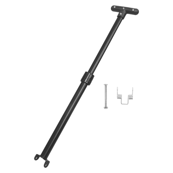 KONTONTY Effortless Grip Cart Handle Replacement for Folding Wagon Easy Install Black Handle