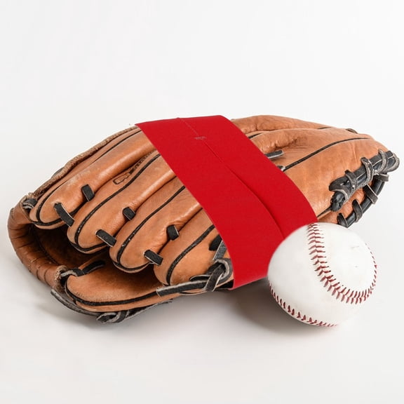 KONTONTY Elastic Baseball Glove Strap Breathable Comfortable Blue Design for Game Use