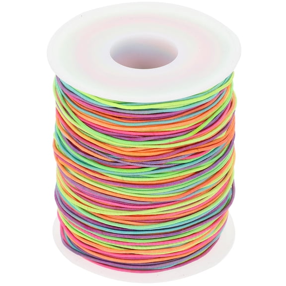 KONTONTY Elastic Cord Bracelet Thread in Multiple Colors for Jewelry Making and Crafting Accessories