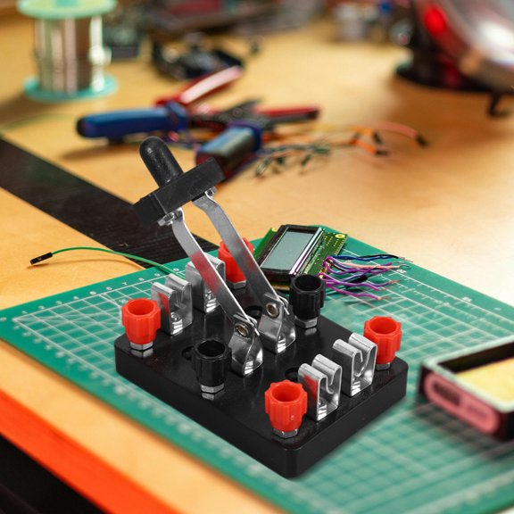 KONTONTY Double Pole Double Throw (DPDT) for Physics Experiments and Electrical Circuit Control, Design