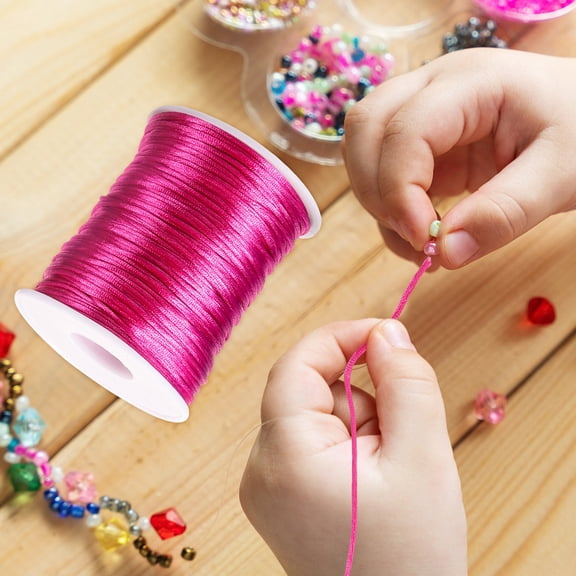 KONTONTY Knitting Thread Polyester Rosy 3Pcs