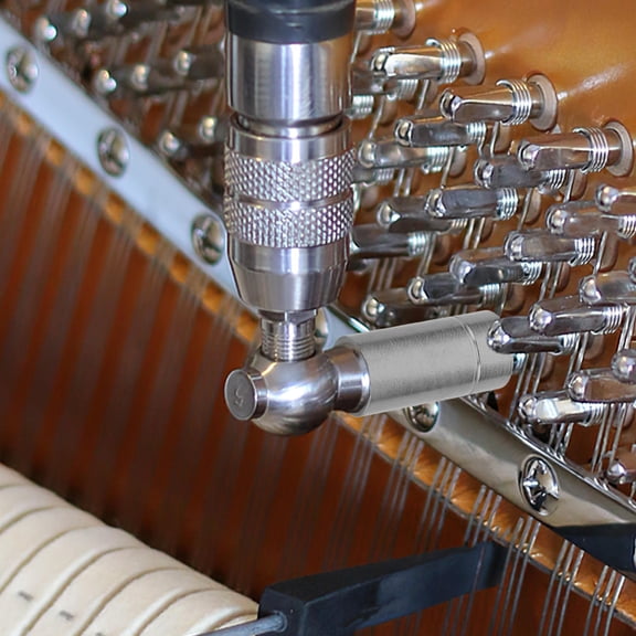 KONTONTY Ergonomic Piano Tuning Tuner Kit Silver 1Pack For Instrument Adjustment