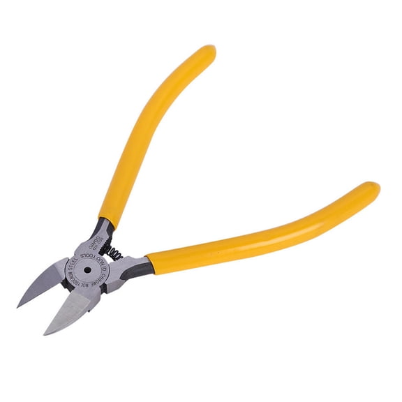 KONTONTY Tail Breaking Pliers Kitchen Escargots Tail Plier Metal Yellow 1Pack