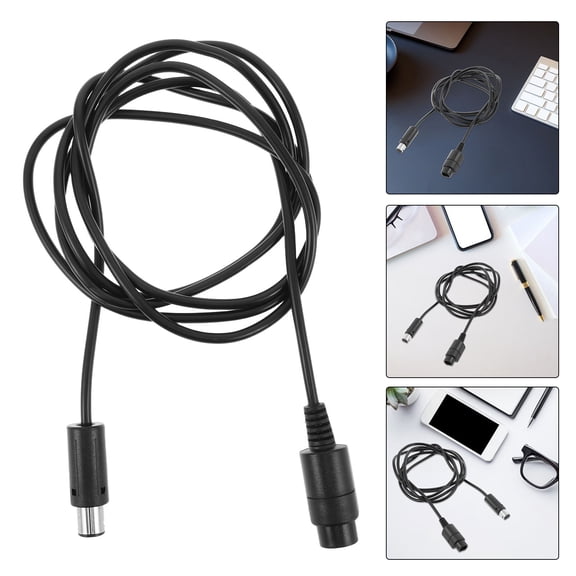 KONTONTY Extended Gaming Controller Cable Compatible with NGC Gamepad Extension Cord Console Gamepad Extender Compatible for Wii
