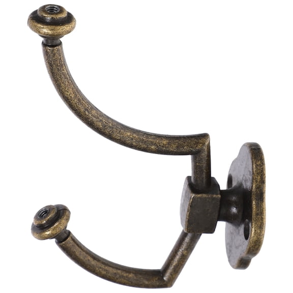 KONTONTY Farmhouse Hooks for Wall Dark Brown Wall Hook Storage Organization 1Pack