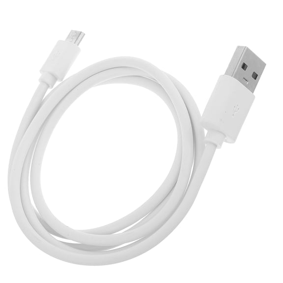 KONTONTY White Fast Charging USB Data Cable, Durable, Optimal Length, Stable Data Transfer, PVC