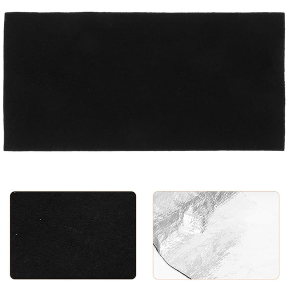 KONTONTY Fireproof Incense Burner Pad Coil Incense Holder Ash Fireproof Incense Cone Mat Coil Mat Fireproof Basin Mat For Yoga Spa Room Home Office Black