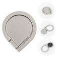 thumbnail image 1 of KONTONTY Flame Shape 360 Degrees Rotation Cell Phone Metal Ring Holder Buckle Ring Bracket Finger Gyro Ring Grip Phone Stand Holder (Silver), 1 of 8