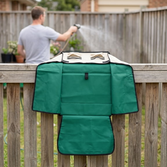 KONTONTY Foldable Utility Wagon Liner Replacement Heavy Duty Fabric Detachable for Outdoor Camping Carts
