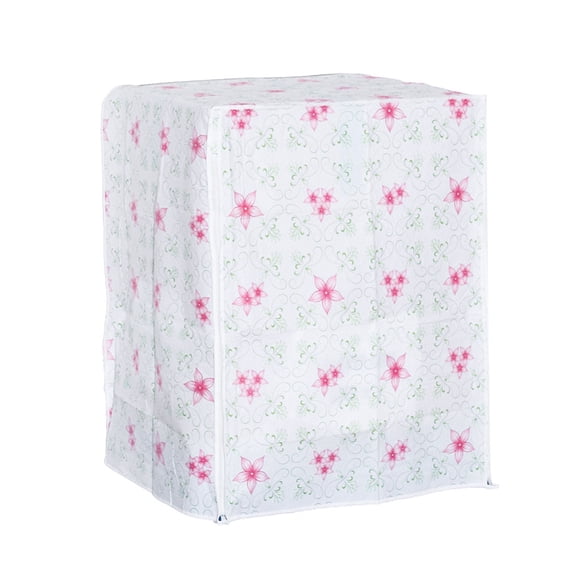 KONTONTY White Washing Machine Protective Cover Waterproof Durable Dust Guard for Appliance