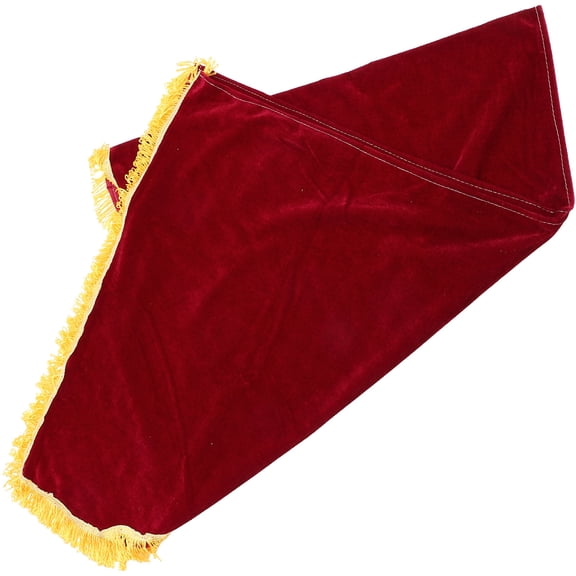 KONTONTY Kontonty Upright Piano Dust Cover Dark Red Velvet Protection
