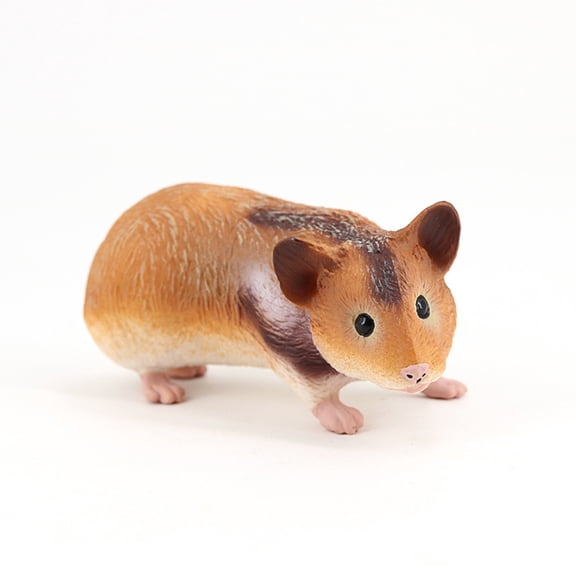 KONTONTY Lifelike Guinea Pig Model Multi Color Plastic Desktop Adornment