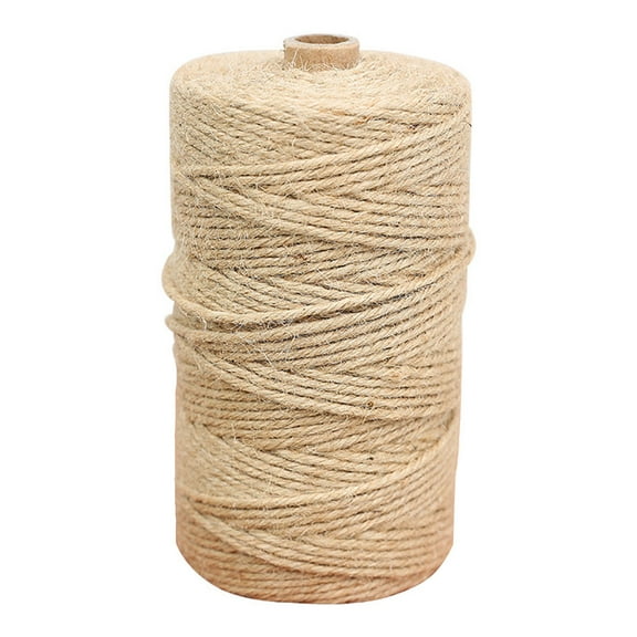 KONTONTY Garden Twine 1Pack Rope Light Yellow 100m X 3mm For Home And Garden Decorative Use