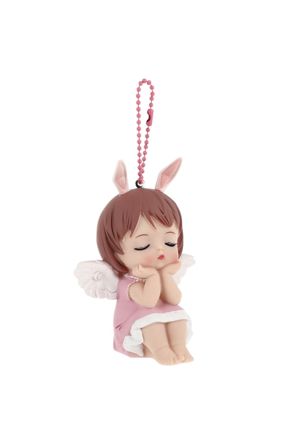 Little Doll Keychain with Bag Pendant, Aluminum Alloy, 1 Piece, Perfect Gift for Students and Kids
