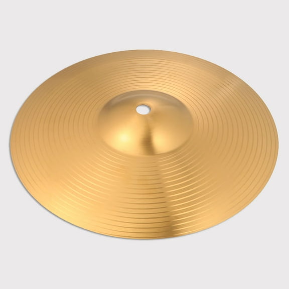 KONTONTY Golden Alloy Brass Hi Hat Cymbal Drum Accessory for Enhanced Sound Quality and Improved Skills