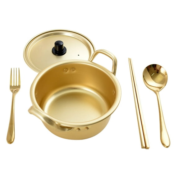 KONTONTY Korean Soup Pot Aluminum Round 1 Set