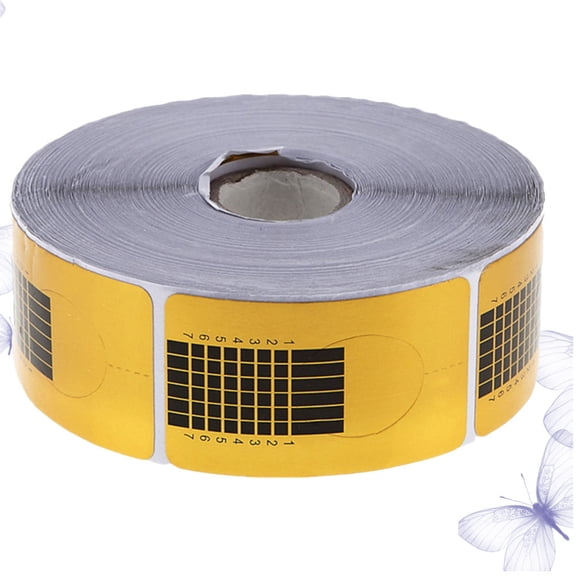 KONTONTY Golden Square Nail Extension Tools 6x3.5cm 2.36x1.38in for Women DIY Nail Art Projects