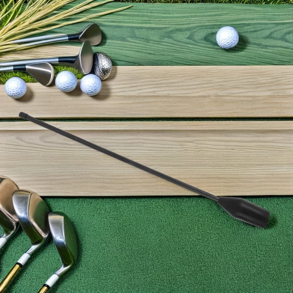 KONTONTY Black Golf Swing Trainer and Posture for Realistic Chipping Practice and Improved Accuracy