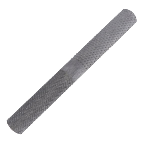 KONTONTY Grey Wood File with Four Way Rasp Cutting for Durable Wood Shaping and Material Removal