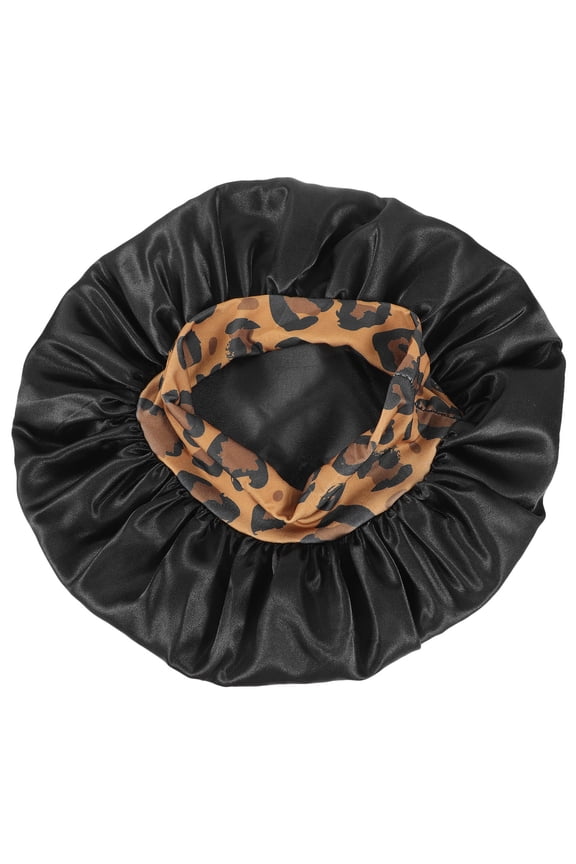 Reusable Comfortable Sleeping Hat with Elastic Band for Home and Night Use