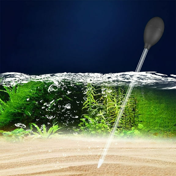 KONTONTY Aquarium Siphon Acrylic 1 Set 16.5x1.5x1.5in