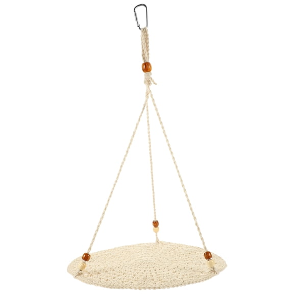 KONTONTY Reptile Hammock Hanging Swing Bed in White for Bearded Dragons, Geckos - Expands Vertical Space for Pet Lizards