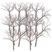KONTONTY Coffee Iron Wire Micro Landscape Tree Boles for Diorama Decor 20Pcs