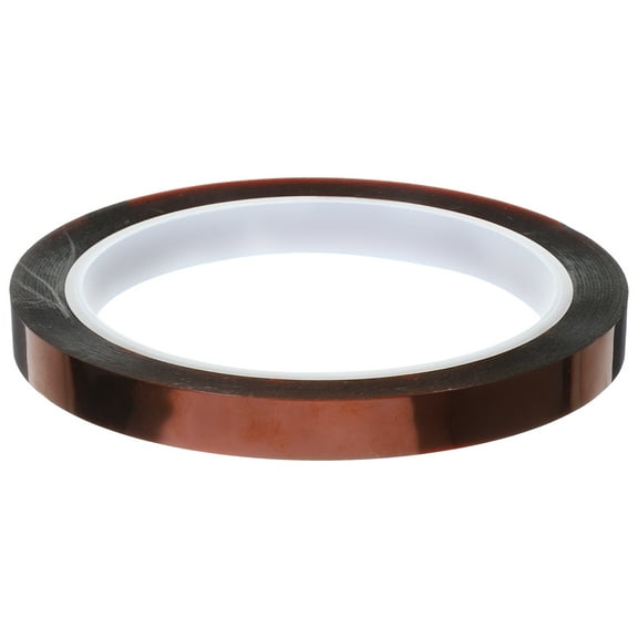 KONTONTY Heat Transfer Tape 1 Roll Dark Brown Pi Polyimide for Electrical Wires High Temperature